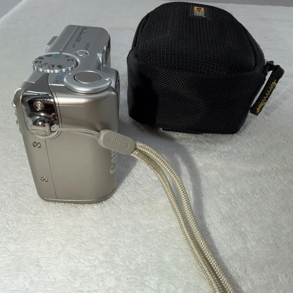 Canon PowerShot A530 5MP Digital Camera with 4x Optical Zoom Tested 2 Memory Car